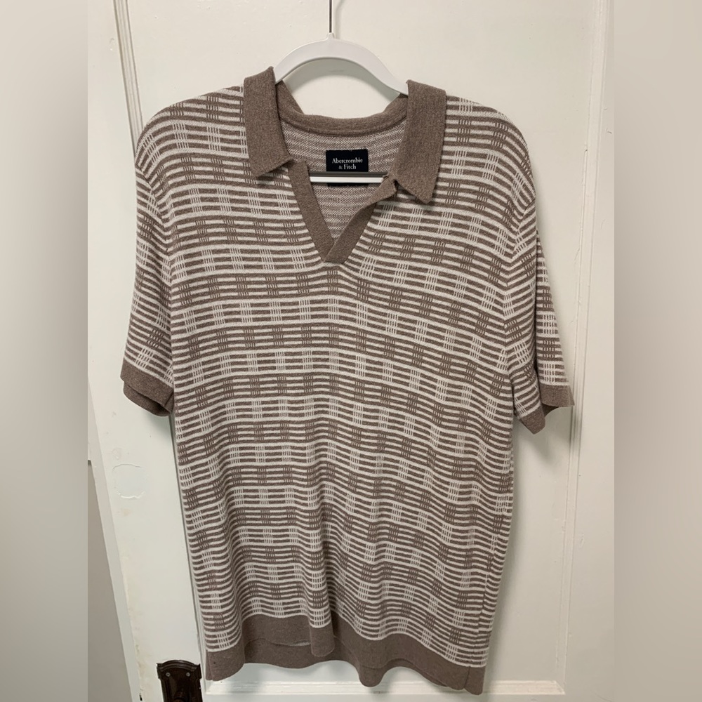 Classic Abercrombie & Fitch Sweater Polo - Men's Size Large